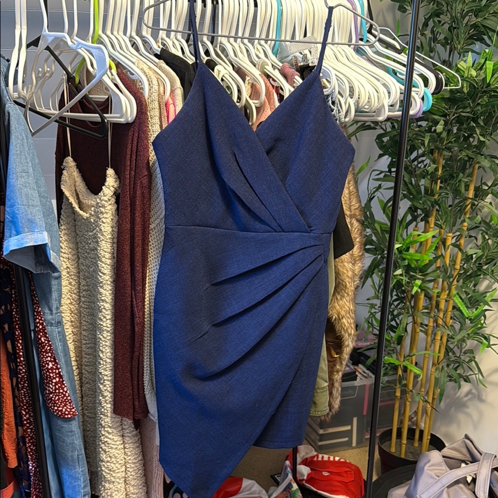 Blue dress